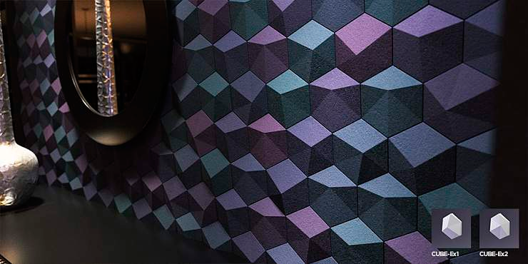 Панели Elementary Cube из гипса от от Artpole Панели Elementary Cube из гипса от от Artpole