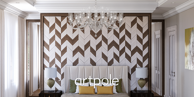 Панели Elementary Kolos из гипса от от Artpole