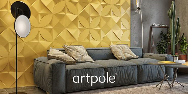  Коллекция гипсовых 3Д панелей MEMFIS от Artpole