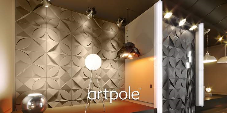  Коллекция гипсовых 3Д панелей MEMFIS от Artpole