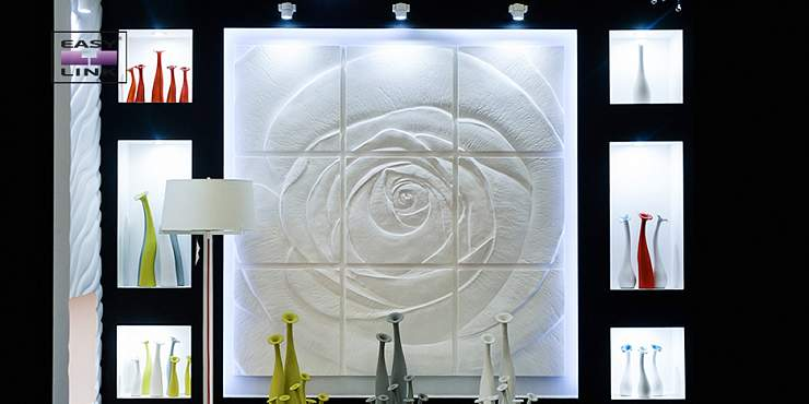 Гипсовые панно ROSE